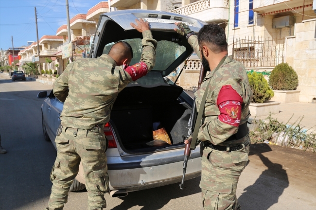 Milli Ordu polisleri Afrin'de göreve başladı